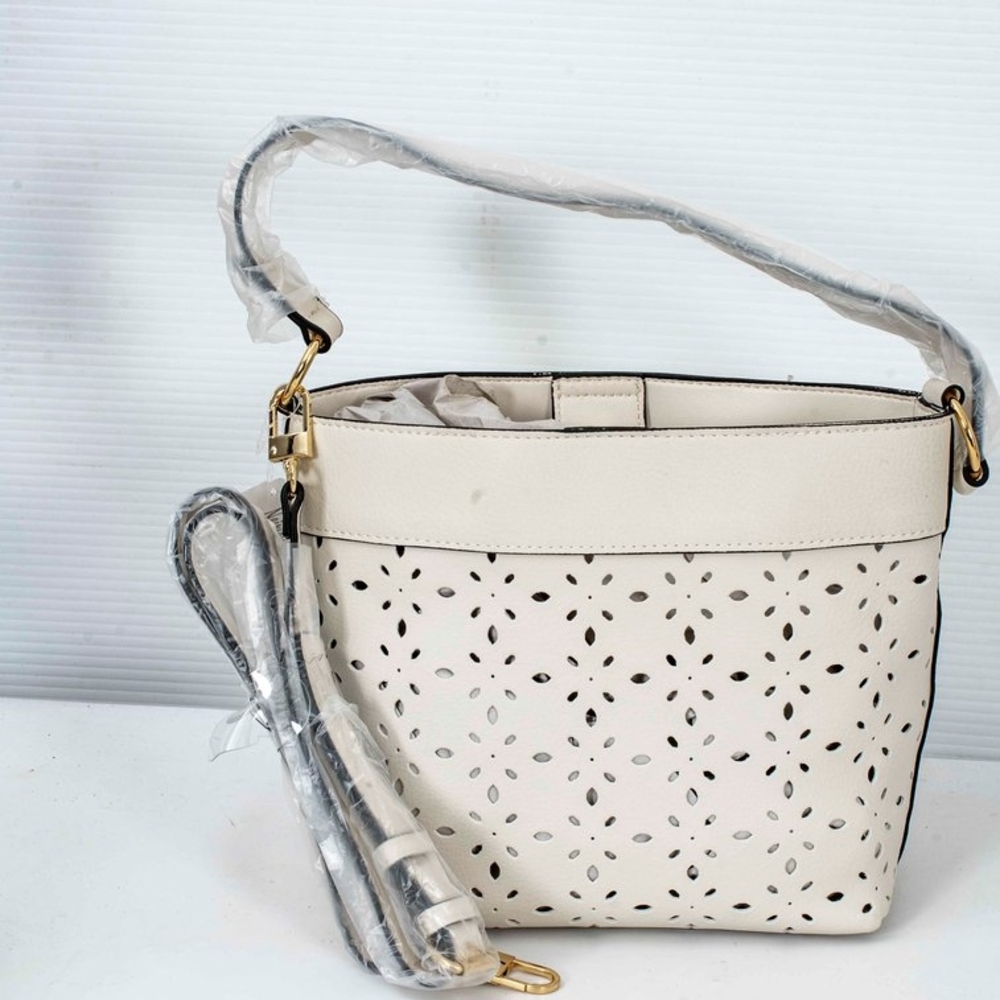 Elegant White Handbag NWT Neiman Marcus